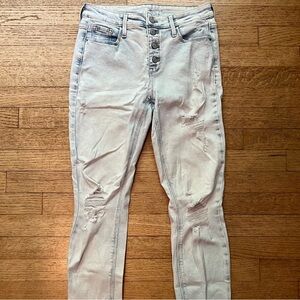 Old Navy Washed Light Blue Skinny Jeans